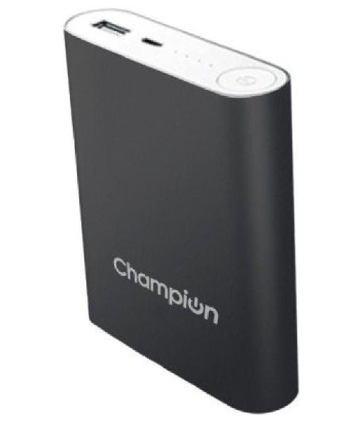 Champion Brand 4C 10400 mAh Li-Ion Black Power Bank