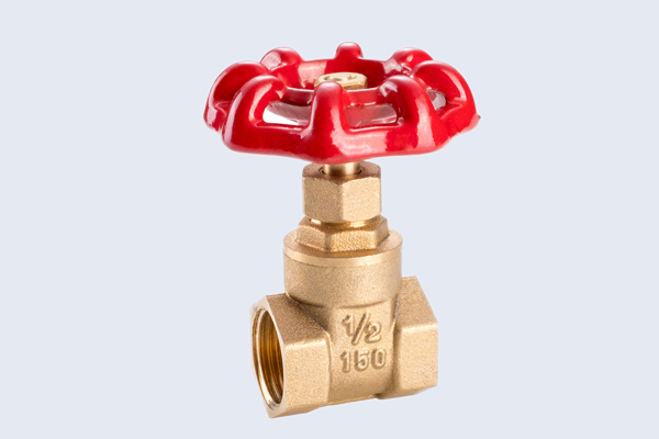 LOW WEIGHT INEXPENSIVE BRASS GATE VALVE
