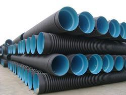 Round HDPE Single Wall Corrugated Pipe, for Drainage, Water Supplying, Certification : ISI Certified