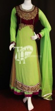 Parrot green georgette zari, Supply Type : In-Stock Items