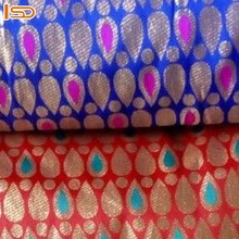 Silk Polyester Brocade Fabric, Technics : Woven