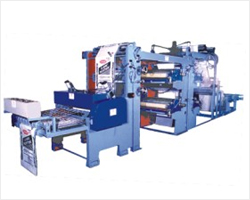Flexographic Printing, Gusseting Cum Cutting Machine For Woven Bags