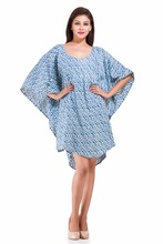 Handicraft-Palace Ponchos Bikini Cover Up, Color : Blue