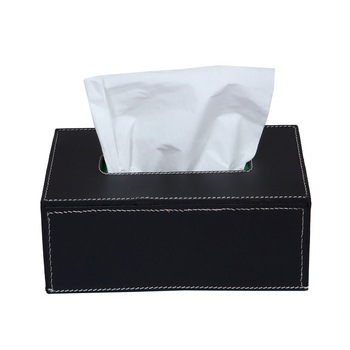 Leather Tissue Box Holder
