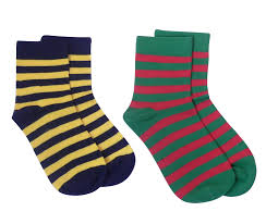 Striped Kids Colored Socks, Packaging Type : Pp Bags