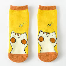 Printed Kids Terry Socks, Technics : Machine Made