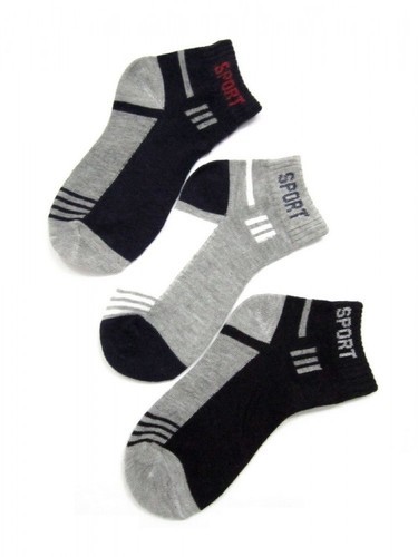 Printed Cotton Mens Sports Ankle Socks, Feature : Easily Washable, Impeccable Finish