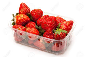 Plain Plastic Strawberry Packaging Trays, Shape : Rectangular