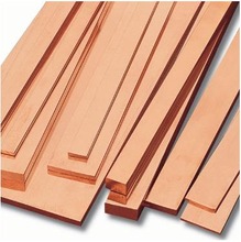 Copper Flat Bar, for Electric Conduction, Length : Max 6m