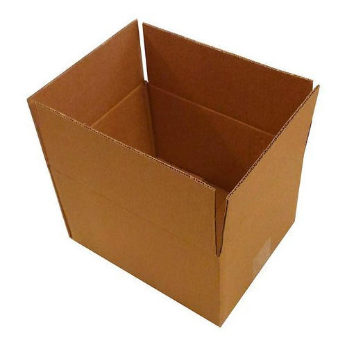 Plain Paperboard Nine Ply Corrugated Box, Color : Brown