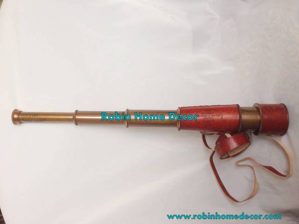 VINTAGE TELESCOPE BRASS NAUTICAL