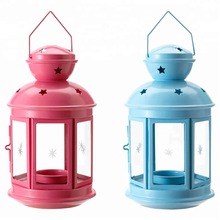 Colorful metal lantern, Color : Diffrent