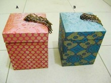 Plain fabric Box