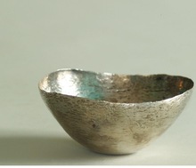 Iron METAL SILVER HAMMERED BOWL, Features : Eco-Friendly, Stocked