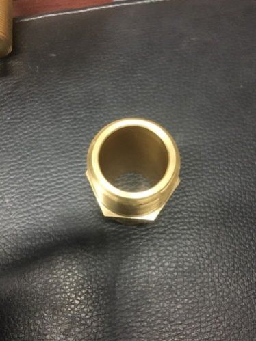Polished Brass Hex Bushes