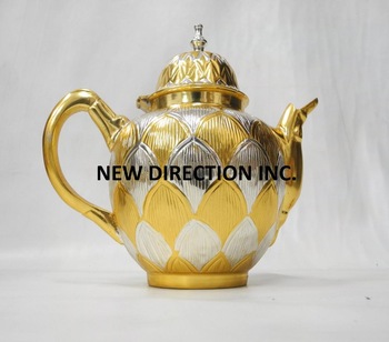 Gold plated arabic coffee pot, Feature : Eco-Friendly