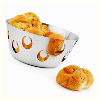 NDI Stainless Steel Bread Basket, for Fruit Bowl, Certification : ISO9001 2008
