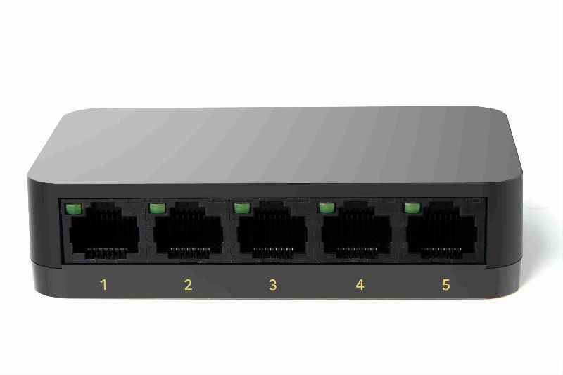 Ethernet Network Switch - PRYSM MiLAN MS-1110U-5T 5-port 10/100Mbps