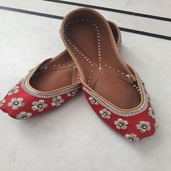  women beaded shoes, Insole Material : Leather