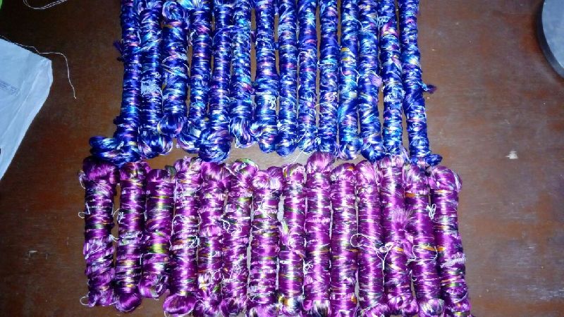 Ikat Silk Warps