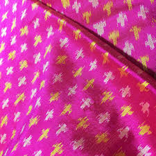 Printed Ikat Silk Fabric, Technics : Woven