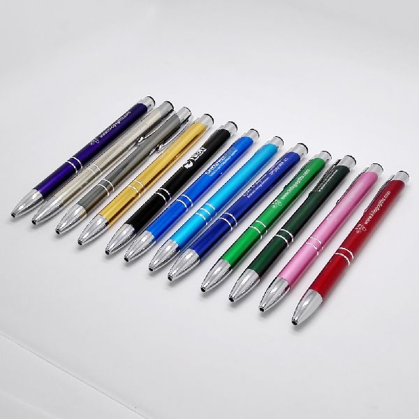 Classic Blue Round School Ball Pens, for Writing, Length : 4-6inch