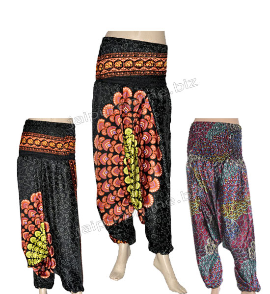 Women Aladdin Style Beachwear Harem Pants Trouser