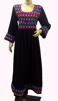 100% Cotton Afgani Dress, Style : Long