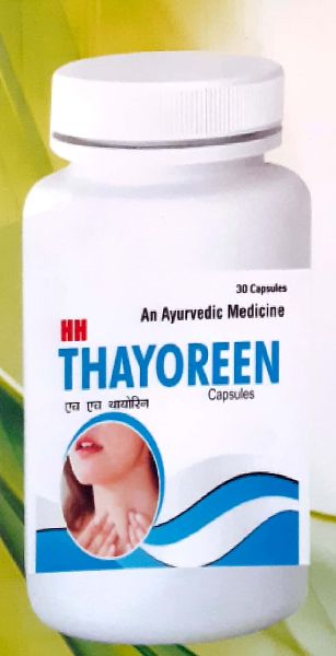 Thayoreen Thyroid Care Capsule, for Good Quality, Capsule Type : Ayurvedic