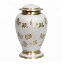 Metal Butterfly Adult Urn