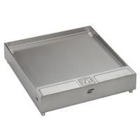 LEGRAND MARBLE TILE DOUBLE CABLE OUTLET STAINLESS STEEL LID