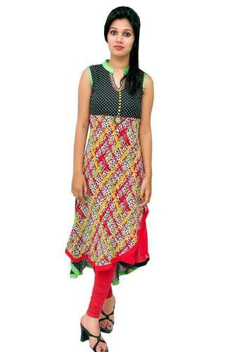 Printed Chiffon Kurti