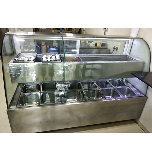 Stainless Steel Display Counter, Feature : Rust Proof