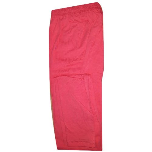 Plain Pink Cotton Leggings, Occasion : Casual Wear