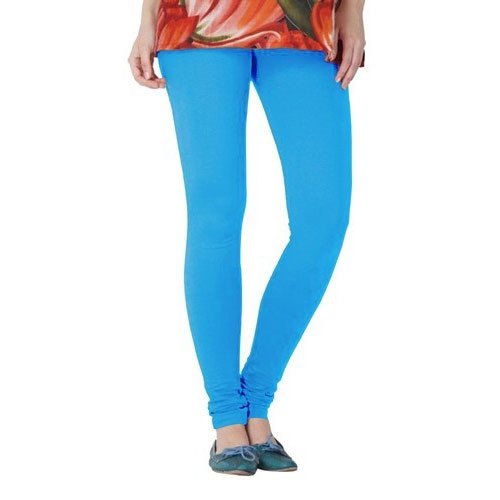 Sky Blue Cotton Leggings, Pattern : Plain, Occasion : Casual Wear at Rs 65  / Piece in Howrah