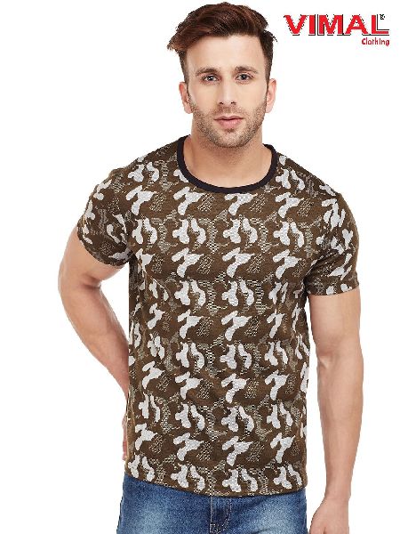 Vimal CamouflageArmy Print Tshirts For Men