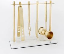 Polished Brass Bar Tool Set, for Home Decor, Hotel, Feature : Attractive Designs, Excellent Carving