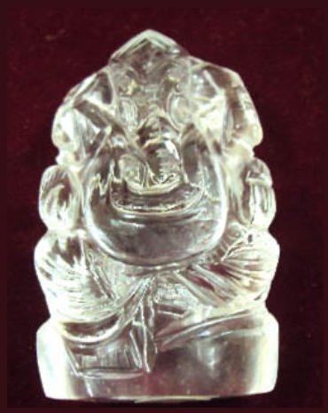 Polished Sphatik Ganesh, Color : Transparent