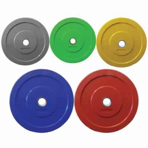 RUBBERISED OLYMPIC BUMPER PLATE