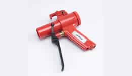 Dunnage bag inflator gun