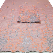 Shubham George Wrapper Fabric, Color : Peach