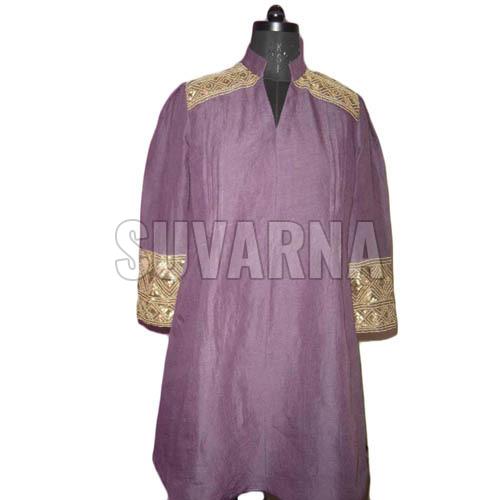 Hand Embroidered Formal Kurti, Size : S, XL