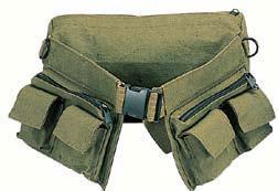 Canvas Military Fanny Bags, Size : 29”x7” Inch