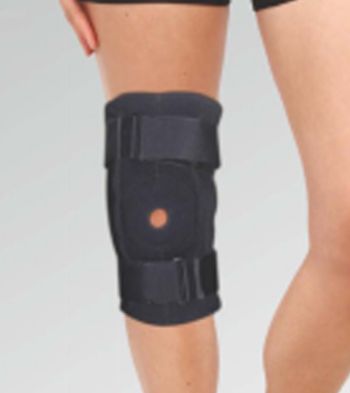 Plastic Hinged Knee Support, for Pain Relief, Size : M