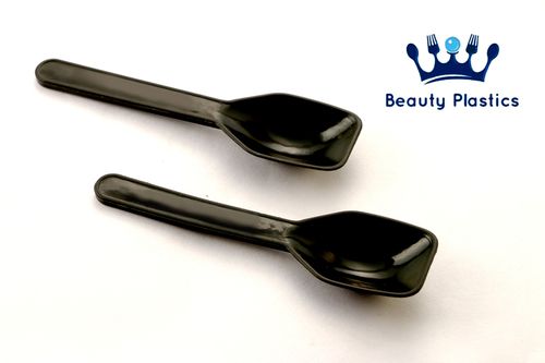 Platic Pastry Spoon, for Ice Cream Outlets, Coffee Shops, Length : 5-10inch