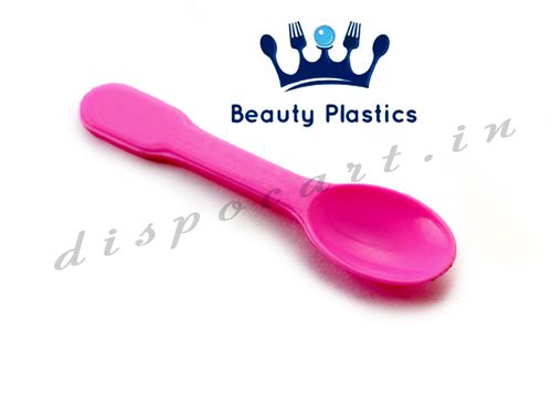 Plastic Ice Cream Spoon