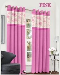Android Pink Colour Curtains