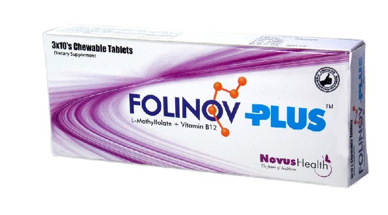 Vitamin b12 Tablet, Brand Name : Folinov Plus