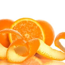 dry orange peel