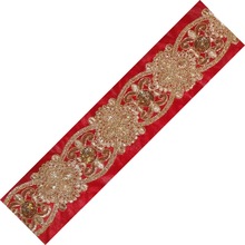 Polyester / Cotton net laces, Pattern : Embroidered
